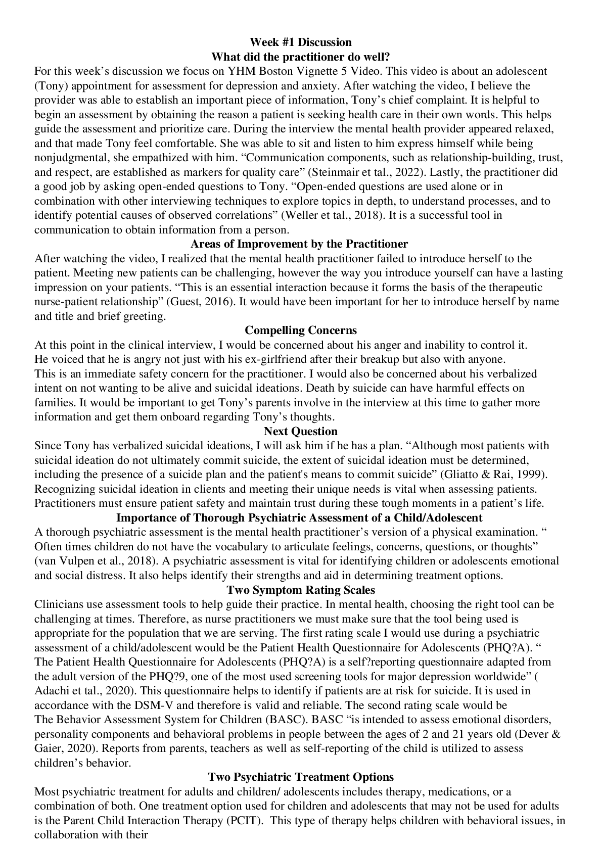 Preview image for Discussion Week 1 Nurs 6665